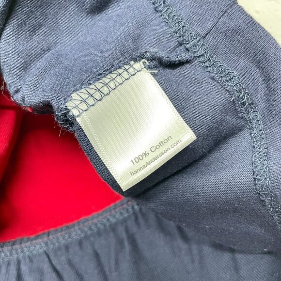 Hanna Andersson Rainbow Tiered Twirl Dress Size 70 Cotton Long Sleeved - Picture 6 of 6